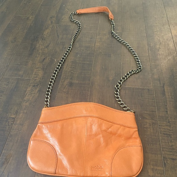 Hobo brown leather crossbody purse - Picture 3 of 11